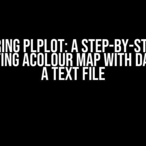 Conquering PLplot: A Step-by-Step Guide to Creating aColour Map with Data from a Text File