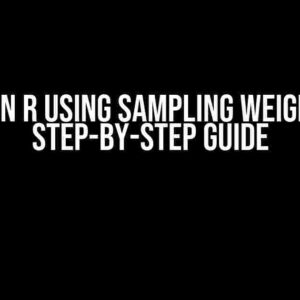 GMM in R using Sampling Weights: A Step-by-Step Guide