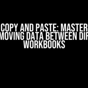 Macro Copy and Paste: Mastering the Art of Moving Data between Different Workbooks